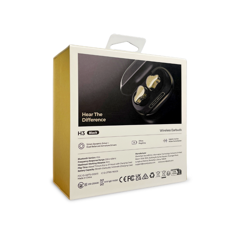 Soundpeats H3 Wireless Earbuds Soundpeats.pk