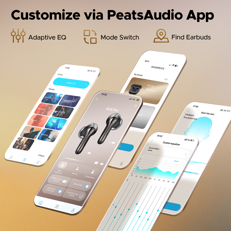 Soundpeats Air5 Pro Wireless Airpods Soundpeats.pk