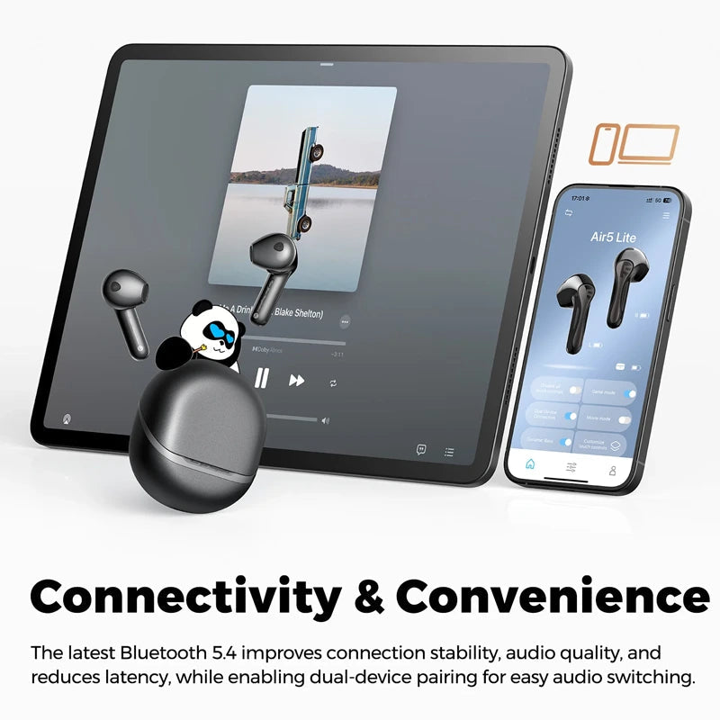 Soundpeats Air5 Lite Semi-in-ear Wireless Airpods Soundpeats.pk