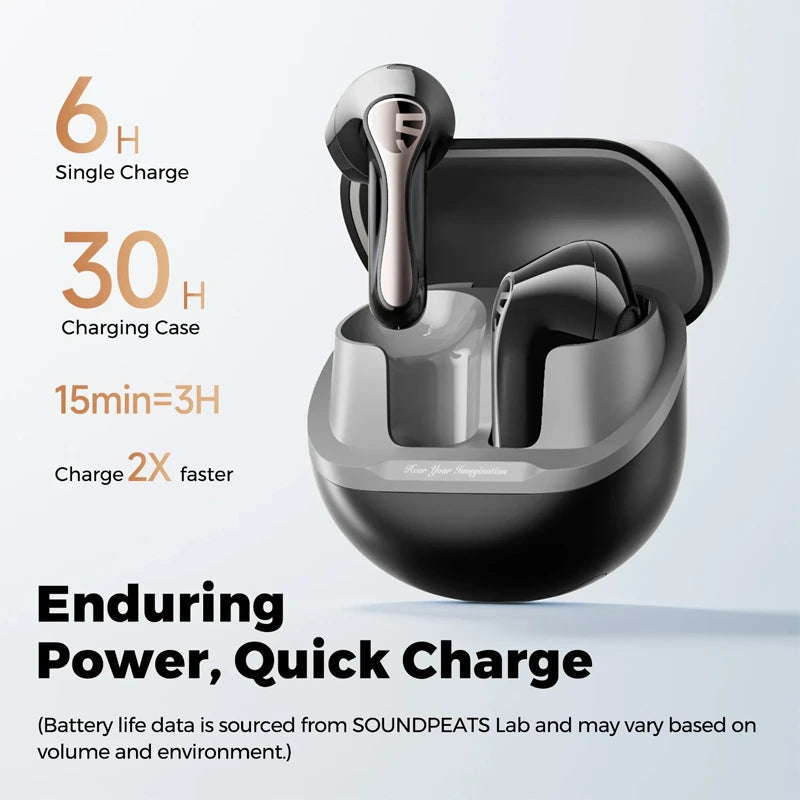 Soundpeats Air5 Lite Semi-in-ear Wireless Airpods Soundpeats.pk