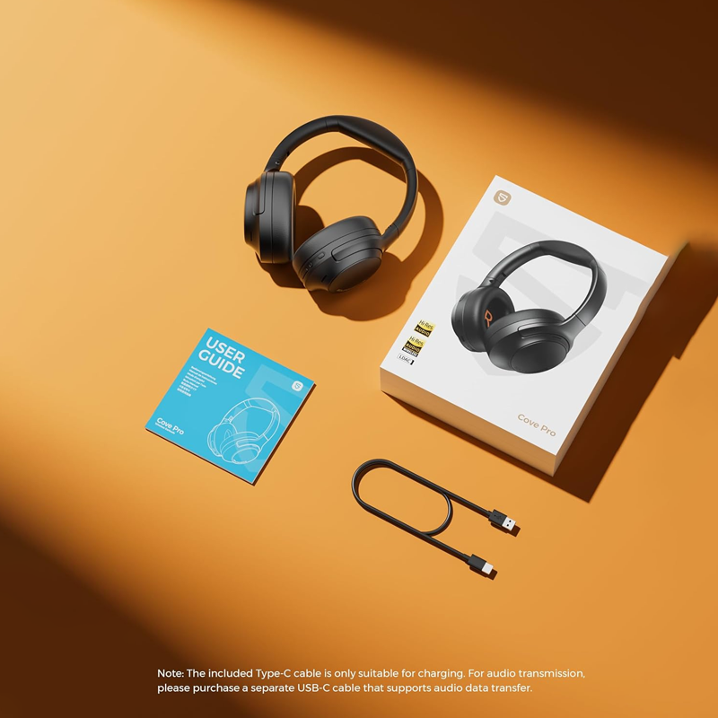 Soundpeats Cove Pro Hybrid ANC Over Ear Headphones Soundpeats.pk