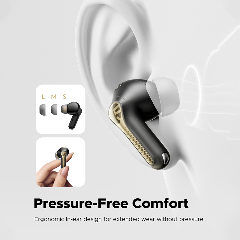 Soundpeats Capsule 3 Pro+ AI Adaptive ANC Wireless Earbuds Soundpeats.pk