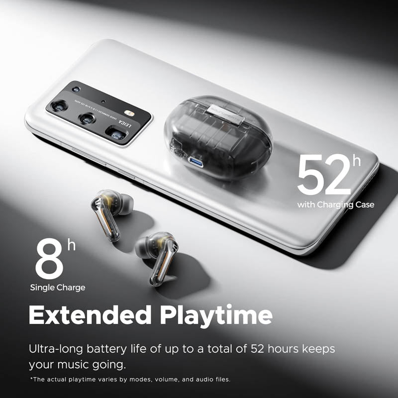 Soundpeats Capsule 3 Pro Best ANC Hybrid Earbuds – Transparent Edition Black | Soundpeats.pk