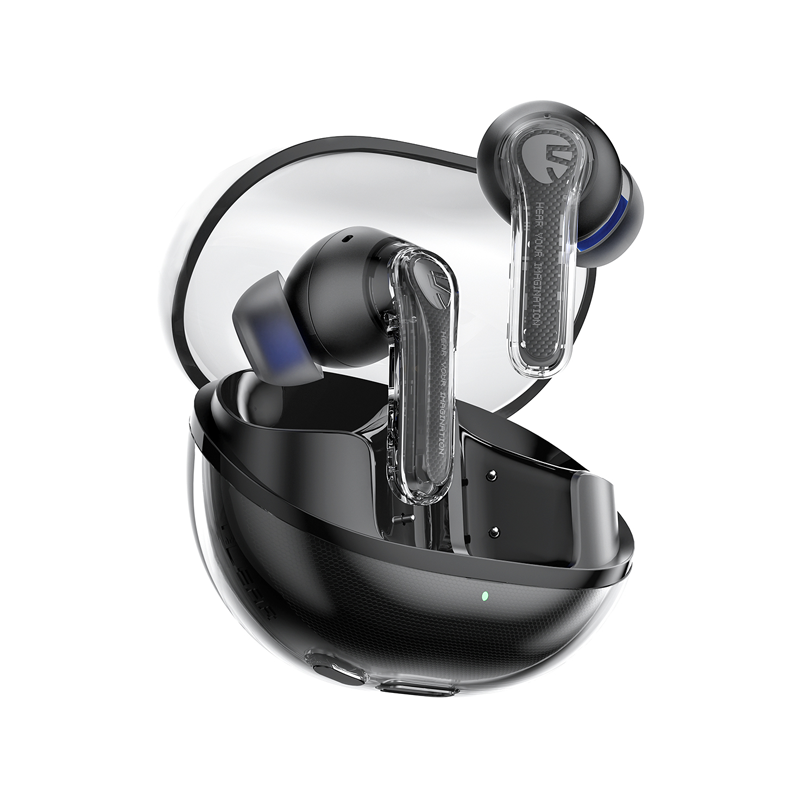 Soundpeats Clear True Wireless Earbuds - Black | Soundpeats.pk