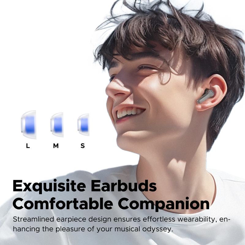 Soundpeats Clear True Wireless Earbuds - Black | Soundpeats.pk