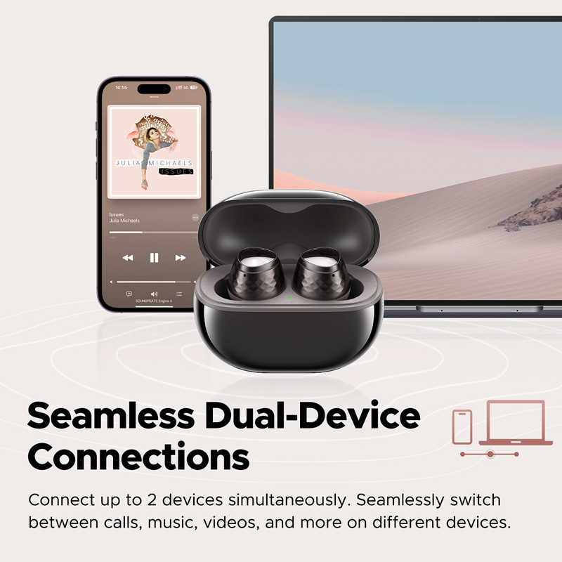 Soundpeats Engine4 - Hi-Res Audio With LDAC Wireless Earbuds | Soundpeats.pk