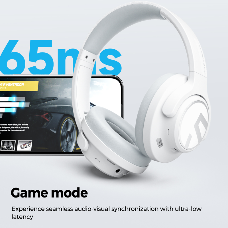 Soundpeats Space ANC Wireless Headset - White | Soundpeats.pk