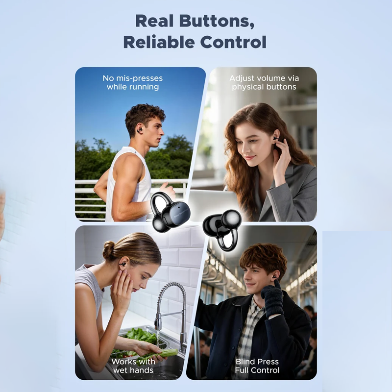 Soundpeats Pop Clip 2 Open Ear Bluetooth Earbuds Soundpeats.pk