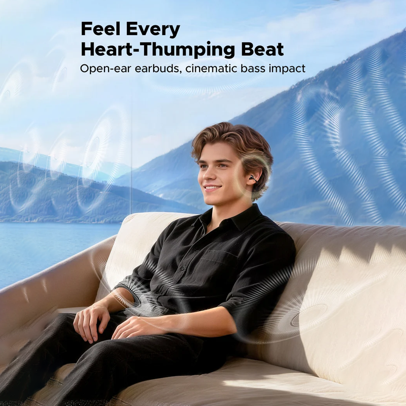 Soundpeats Pop Clip 2 Open Ear Bluetooth Earbuds Soundpeats.pk