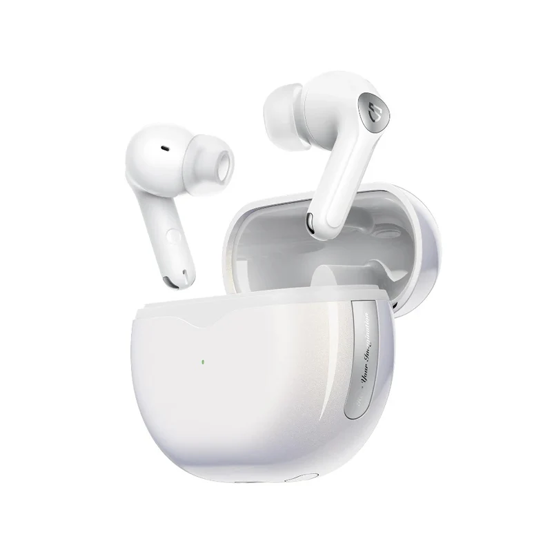 Soundpeats Air4 Pro - White | ANC Hybrid Gaming Airpods Soundpeats