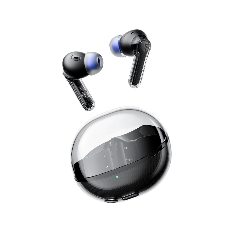 Soundpeats Clear True Wireless Earbuds - Black Soundpeats