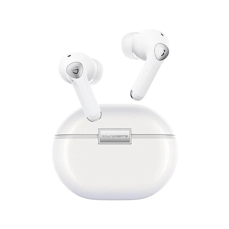 Soundpeats Air4 Pro - White | ANC Hybrid Gaming Airpods Soundpeats