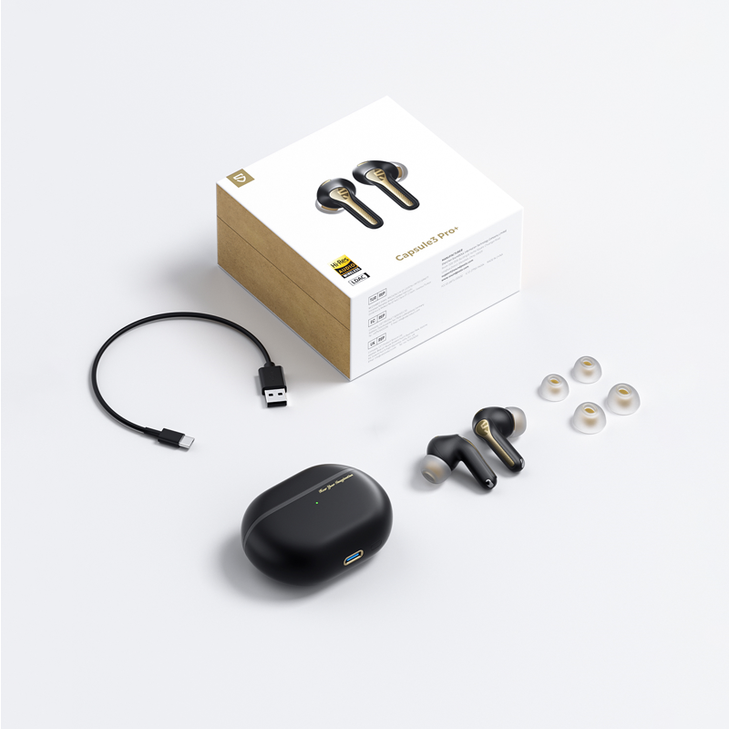 Soundpeats Capsule 3 Pro+ AI Adaptive ANC Wireless Earbuds Soundpeats.pk