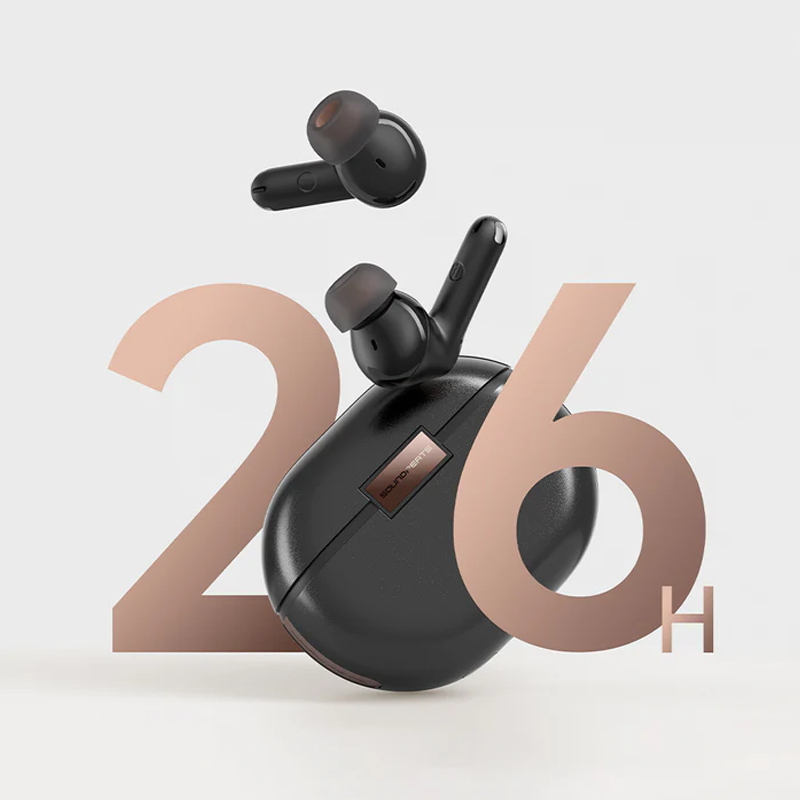 Soundpeats Air4 Pro - Black | Gaming ANC Hybrid Airpods Soundpeats