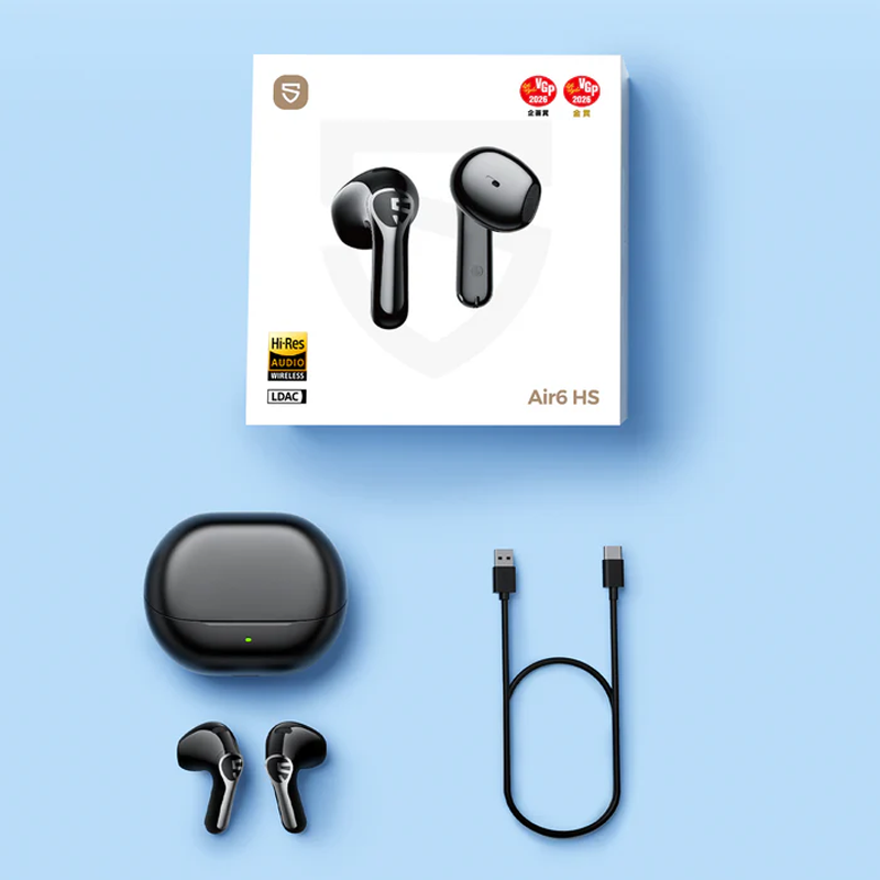 Soundpeats Air6 HS Semi-In-Ear Wireless Earbuds Soundpeats.pk