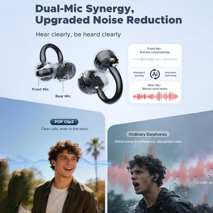 Soundpeats Pop Clip 2 Open Ear Bluetooth Earbuds Soundpeats.pk
