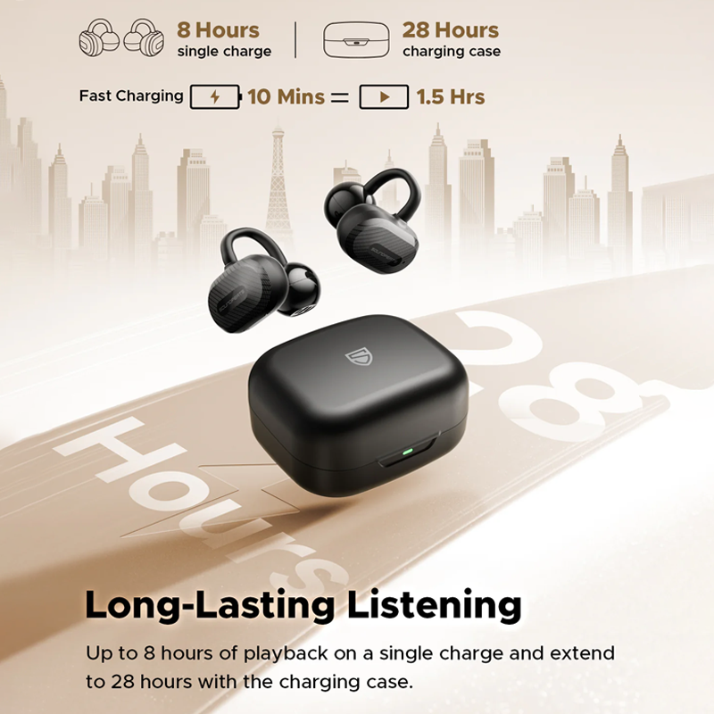 Soundpeats Air Clip Open Ear Wireless Earbuds Soundpeats.pk