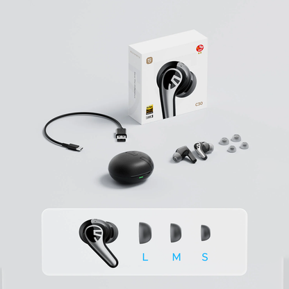 Soundpeats C30 Hybrid ANC Wireless Earbuds Soundpeats.pk