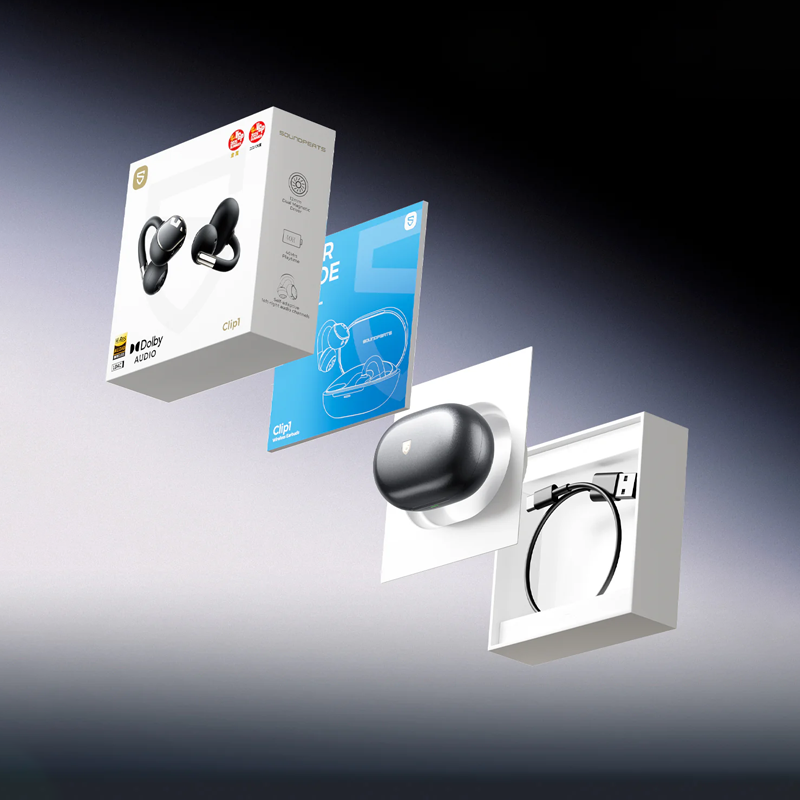 Soundpeats Clip 1 Open-Ear Clip-On Earphones Soundpeats.pk