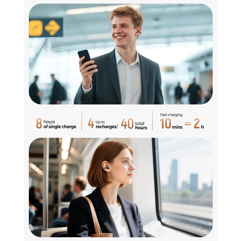 Soundpeats Clip 1 Open-Ear Clip-On Earphones Soundpeats.pk