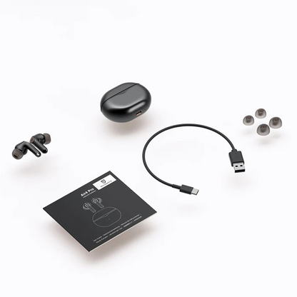 Soundpeats Air4 Pro - Black | Gaming ANC Hybrid Airpods | Soundpeats.pk