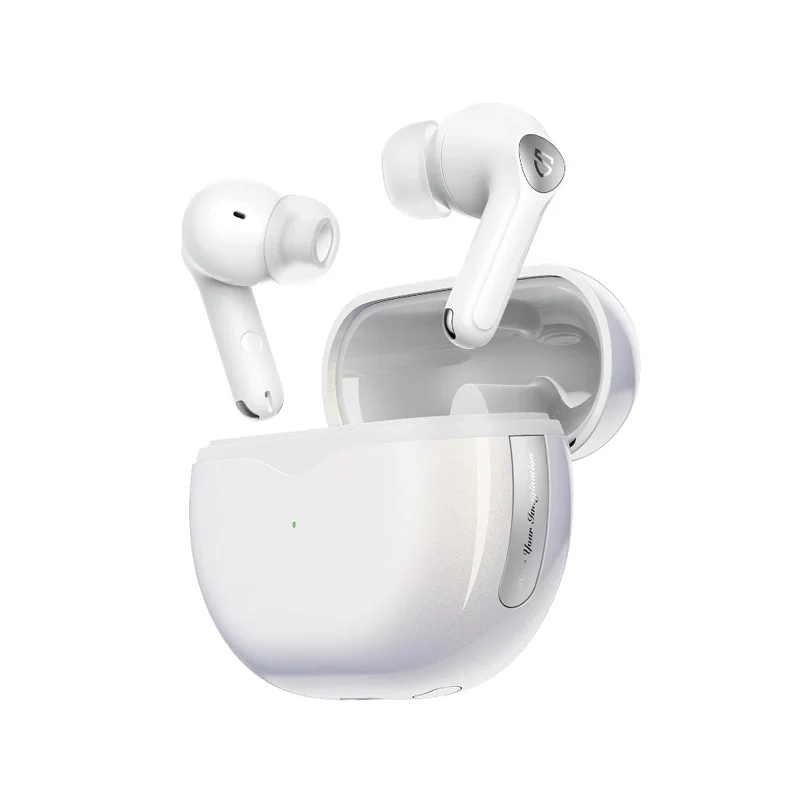 Soundpeats Air4 Pro - White | ANC Hybrid Gaming Airpods | Soundpeats.pk