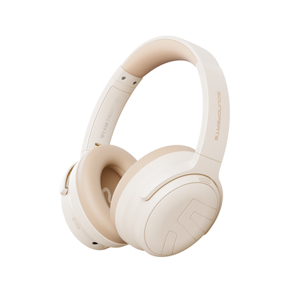 Soundpeats Space Pro Hybrid ANC Headset - Beige Soundpeats.pk